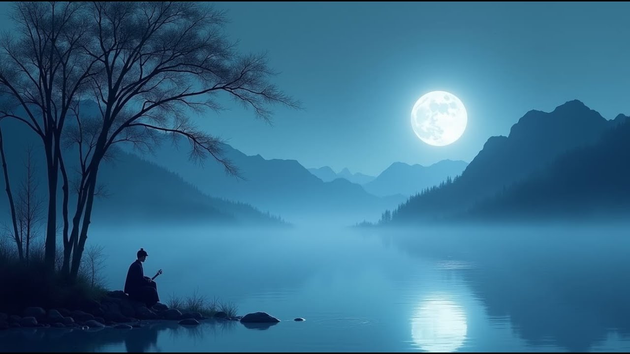 🌙 Moonlight 🎵 Traditional Chinese Ambient Music | Guqin, Erhu & Xiao