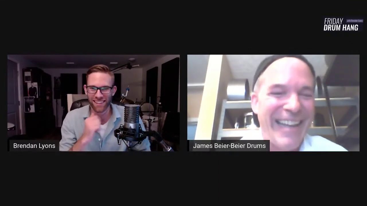 Friday Drum Hang!!! Featuring James Beier Of Beier Drums...With Brendan Lyons....
