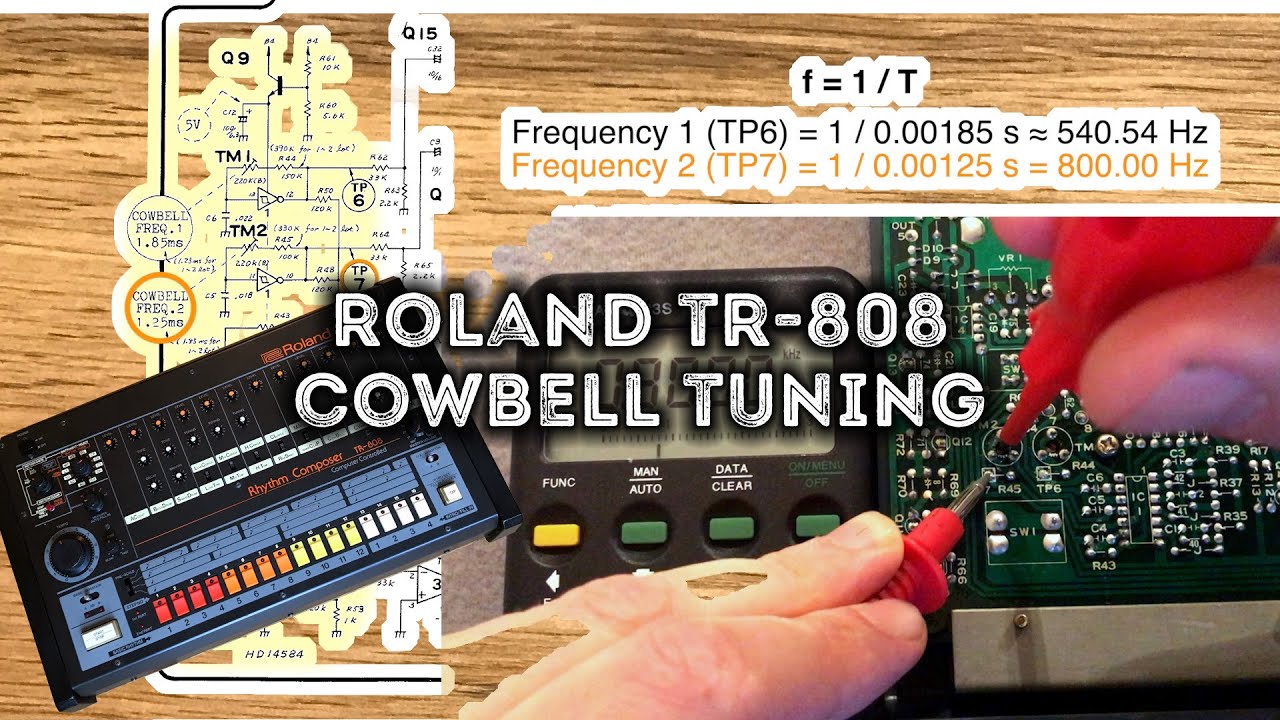 How To Tune A Roland TR-808 Cowbell!