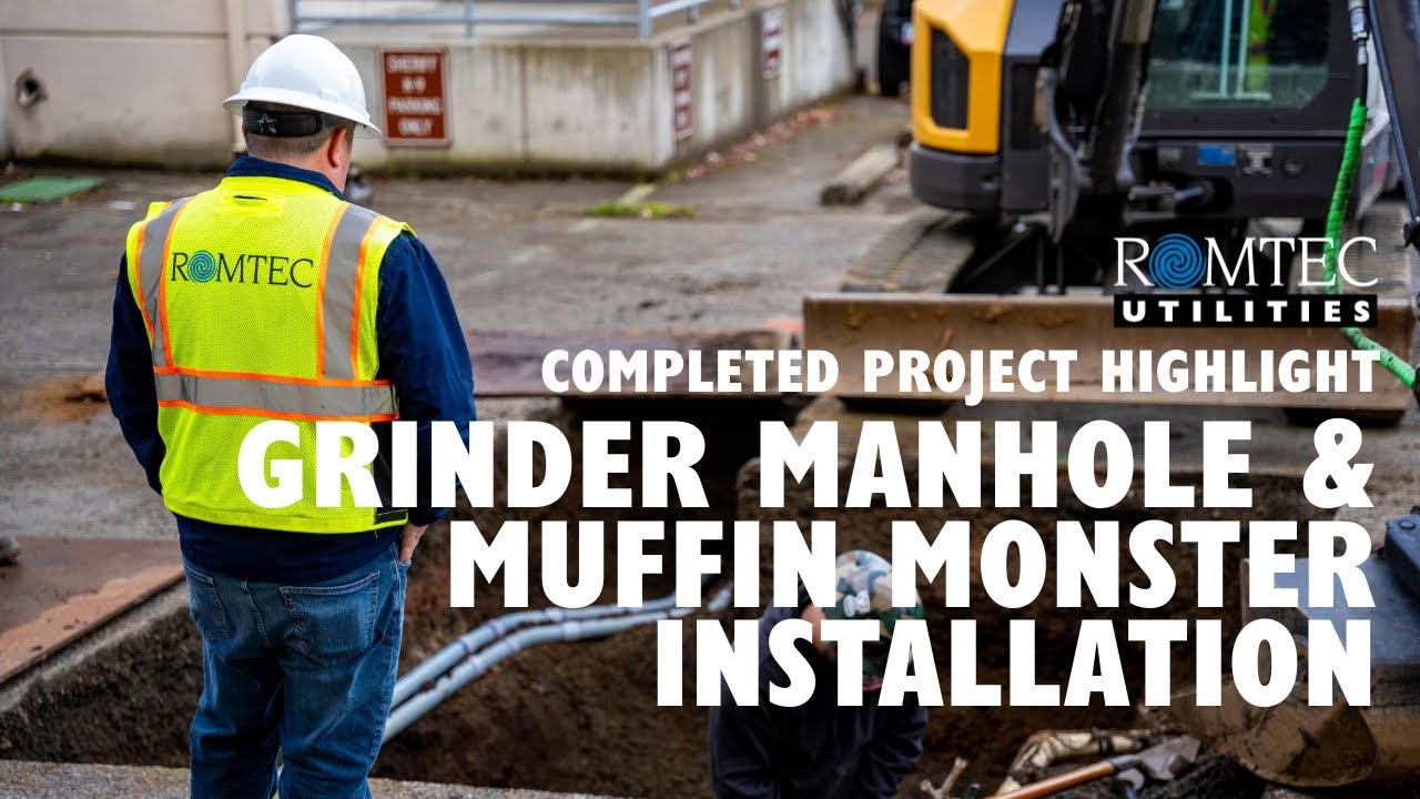 Grinder Manhole & Muffin Monster Installation | Completed Project in Douglas County, Oregon