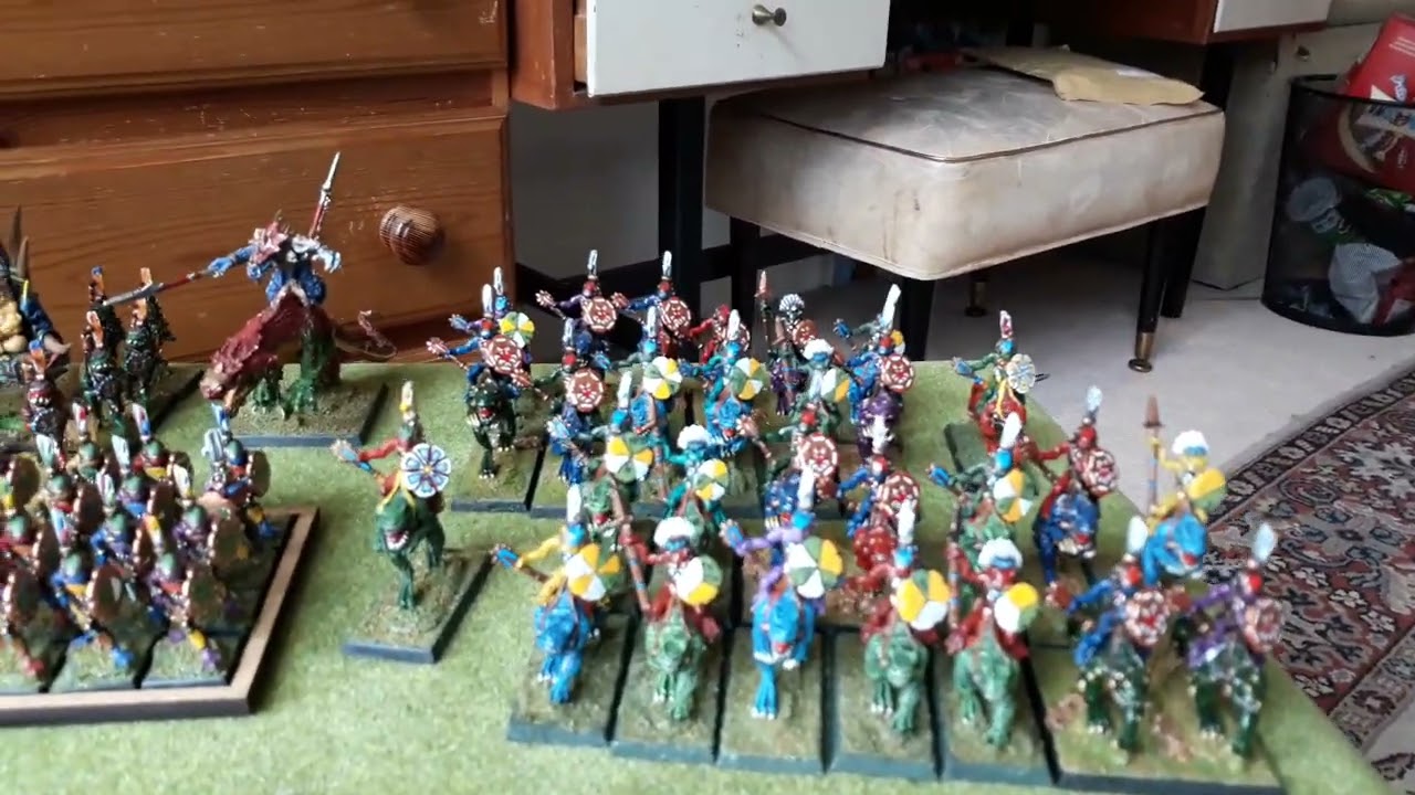 My original video of my oldhammer Slann / Lizardmen army prior the Bring Out Your Lead 2019