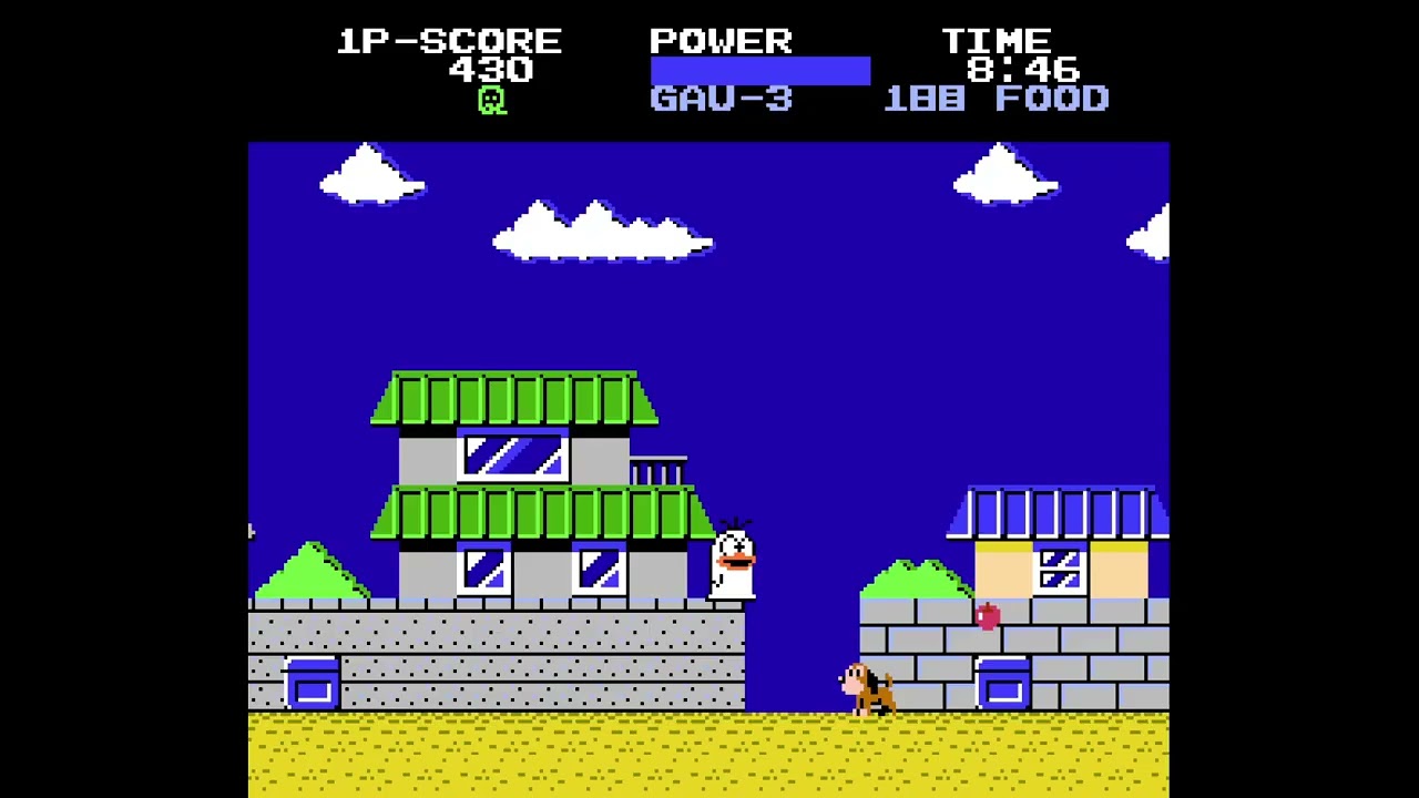 【レトロゲーム】ファミコン版　オバケのＱ太郎 ワンワンパニック