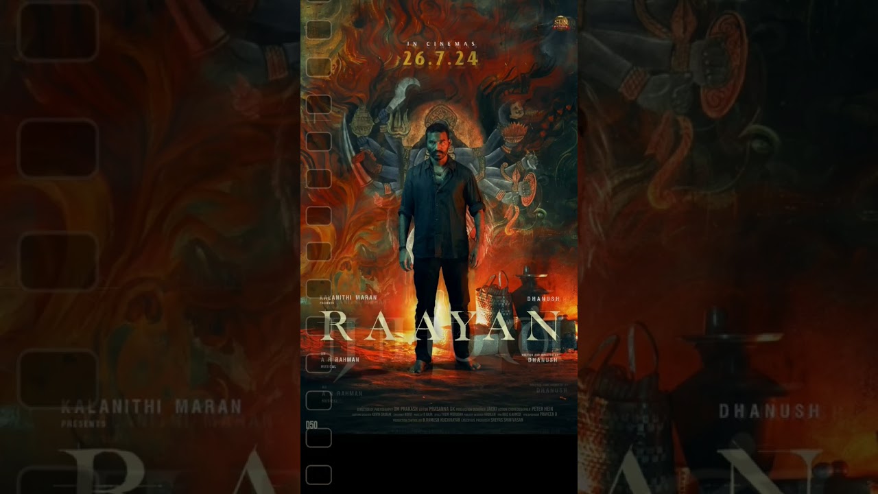 RAAYAN UPDATE , NEW LOOK POSTER #RAAYAN #dhanush#AdangaathaAsuran