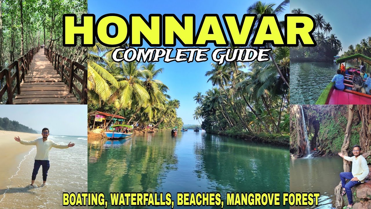 Honnavar Tourist Places | Complete Guide | Sharavati Backwaters, Beaches, Waterfalls, Mangroveforest