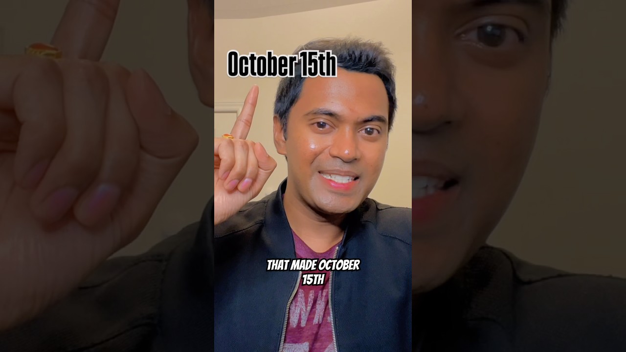 What&rsquo;s special about October 15th? Is it your Birthday today or someone you know? #daily #today