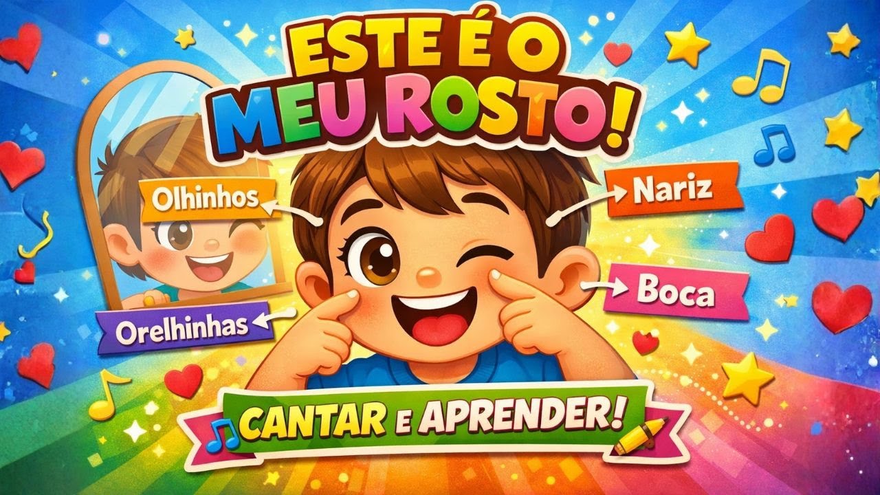 MÚSICA INFANTIL | ESTE É O MEU ROSTO | MÚSICA INFANTIL EDUCATIVA