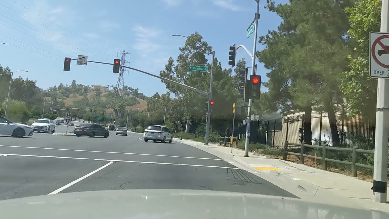 Southland Drive: Rowland Heights and La Habra in a Crown Victoria along Fullerton Road / Harbor Blvd