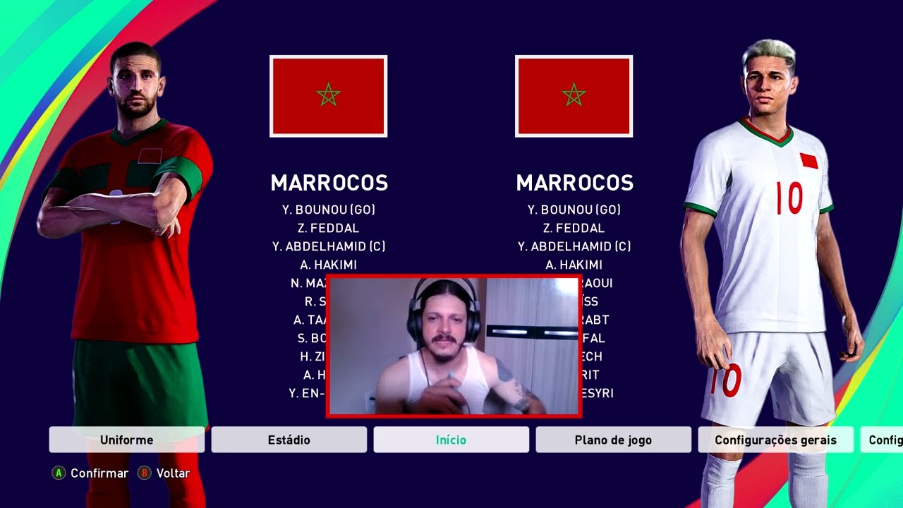 PES 2021- UNIFORME DO MARROCOS 2022 COPA DO MUNDO XBOX