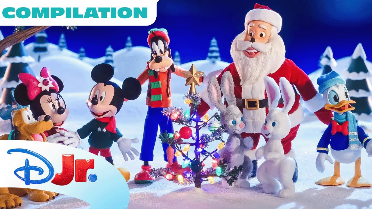 Mickey Mouse and Minnie Mouse's Christmas Carols ❄️ | Stop Motion Shorts | Compilation | @disneyjr