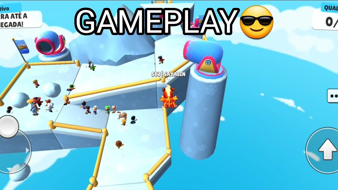 GAMEPLAY COM O DIREITO A BURLA DO NICKOFFZ (STUMBLE GUYS).