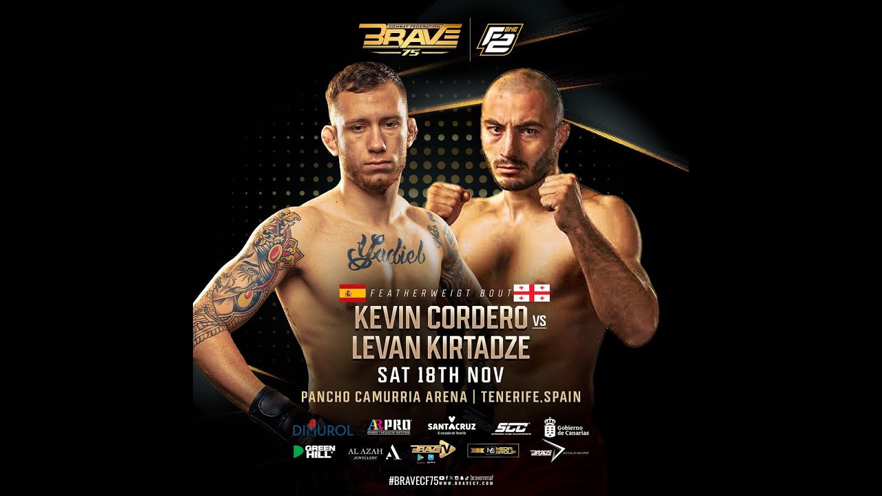 Kevin Cordero vs Levan Kirtadze - Fight Highlights (BRAVE CF 75)