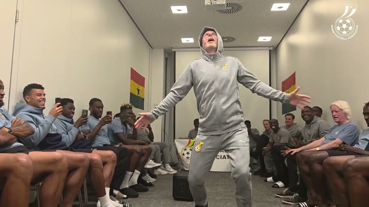 ASSIASTANT COACH ALAIN RAVERA INITIATED INTO THE BLACk STARS TEAM