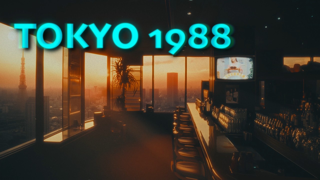 Tokyo 1988 | Retro Ambience, Japan Aesthetic, Vintage Commercials