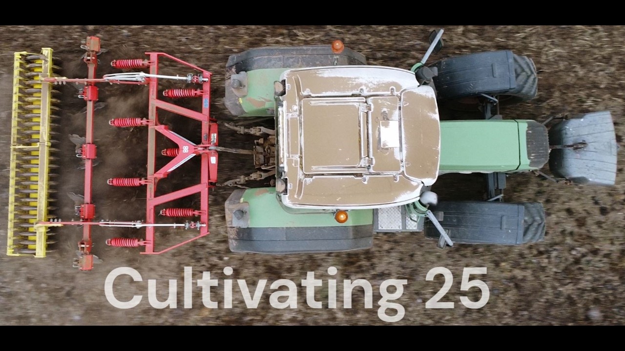 Cultivating 2025 - Fendt 716 & Pottinger Synkro 3020 🚜🐄 #farming #tractor #farmer #uk #fendt #agri