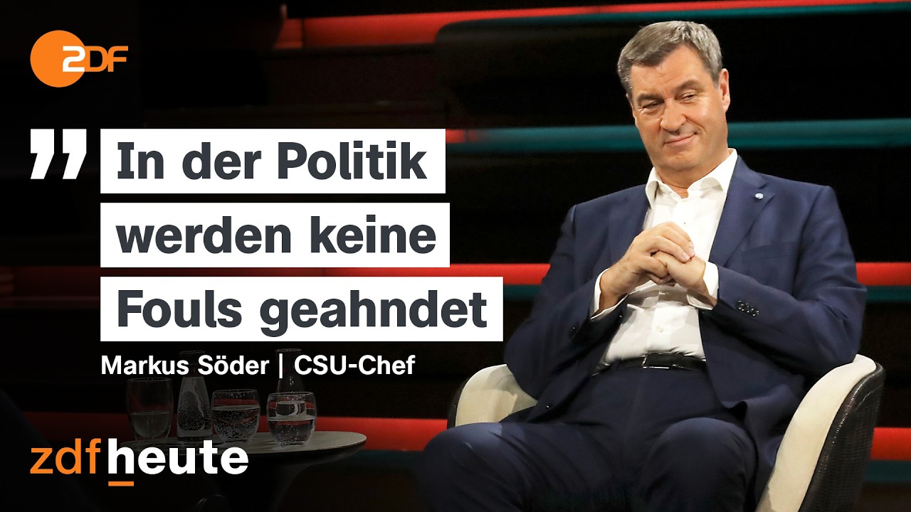 Söder: In der Politik wird gefoult ohne Ende | Markus Lanz vom 19. Juni 2024