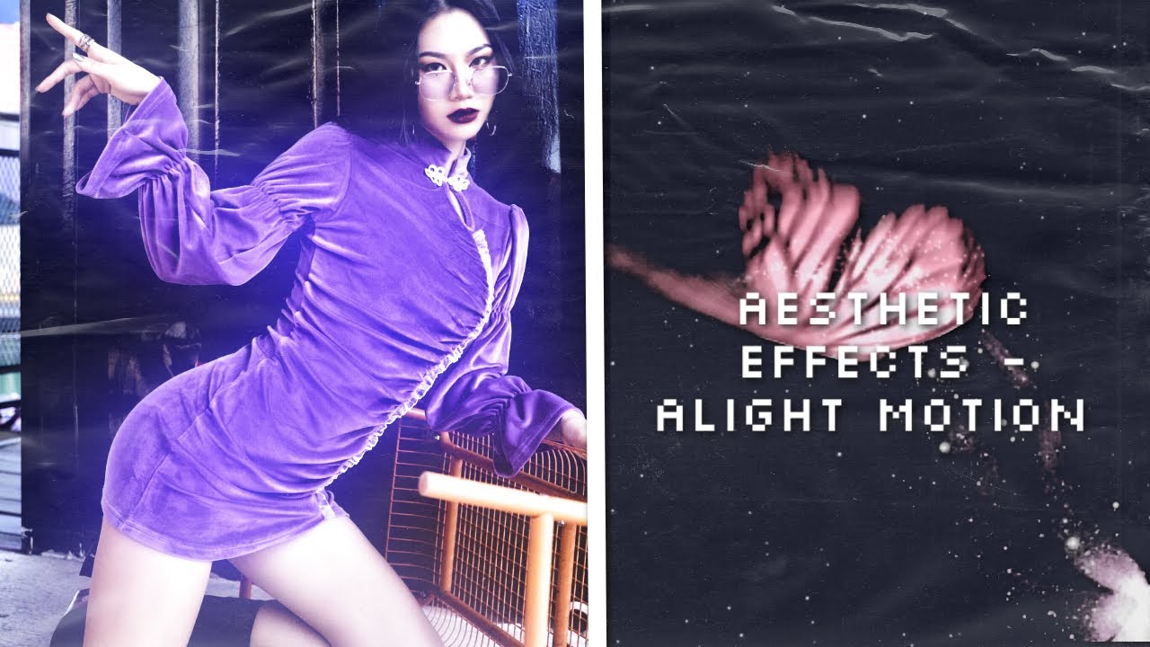 How to make aesthetic effects - Alight Motion