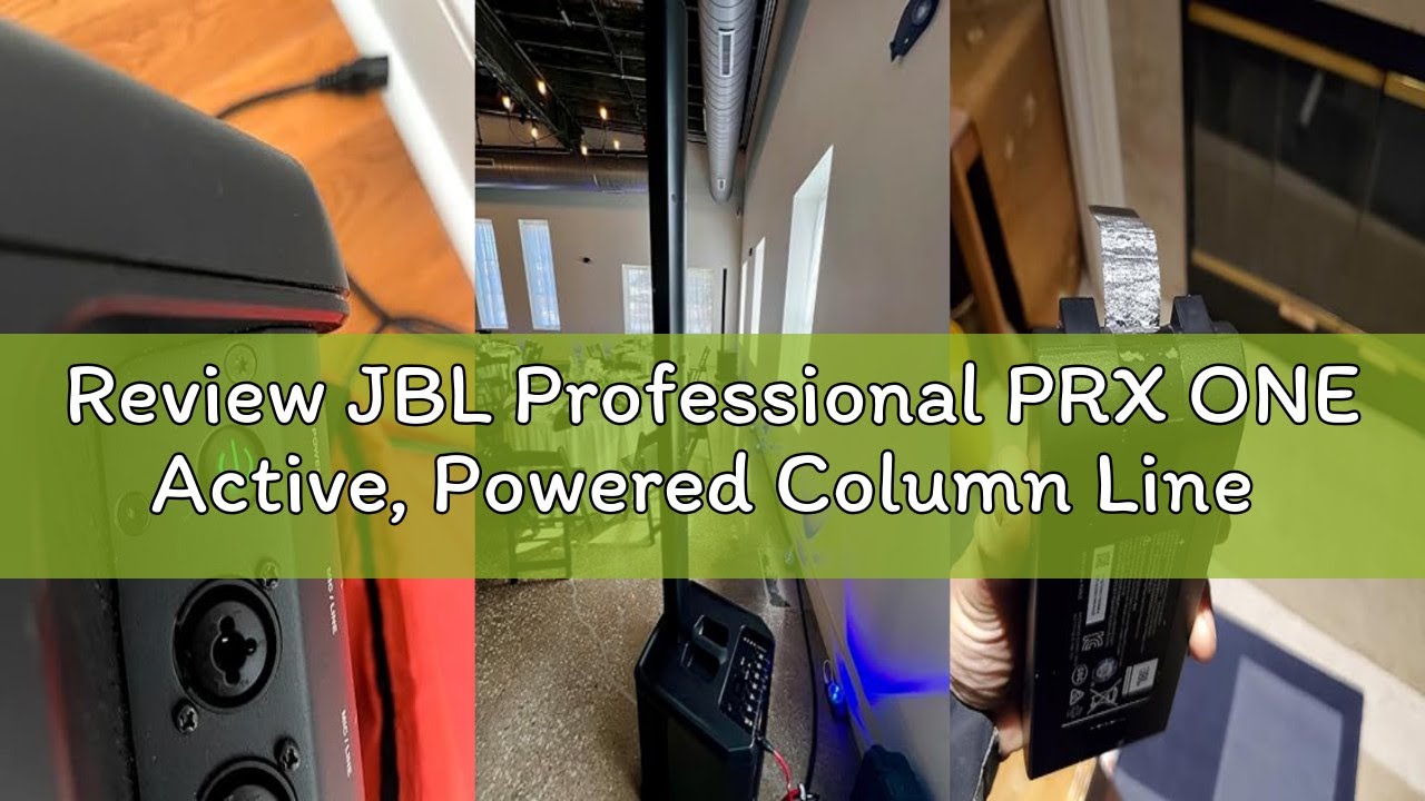 Review JBL Professional PRX ONE Active, Powered Column Line Array Speaker System, 20000W Peak Power,