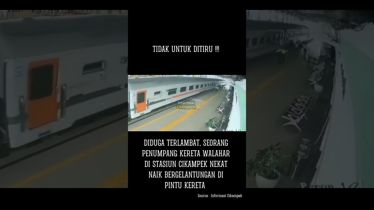 WADUH NGEJAR KERETA KO SAMPAI GINI #keretaapi #keretaapiindonesia