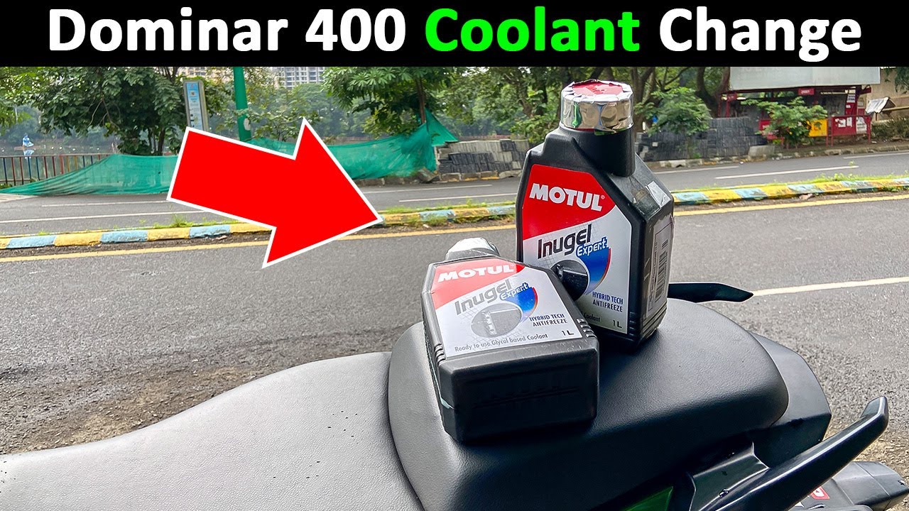 Dominar 400 Coolant Change | Motul Inugel Expert Coolant