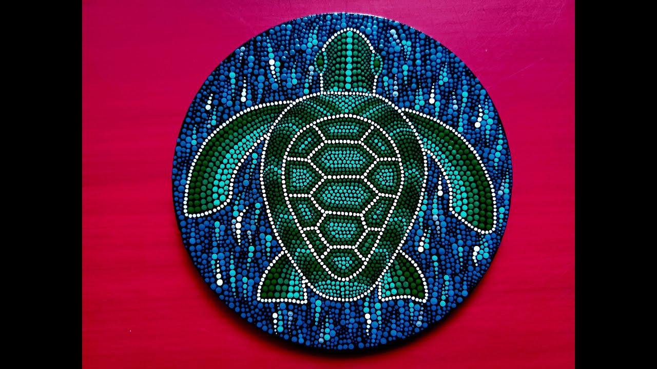 Turtle, dot art (Черепаха)