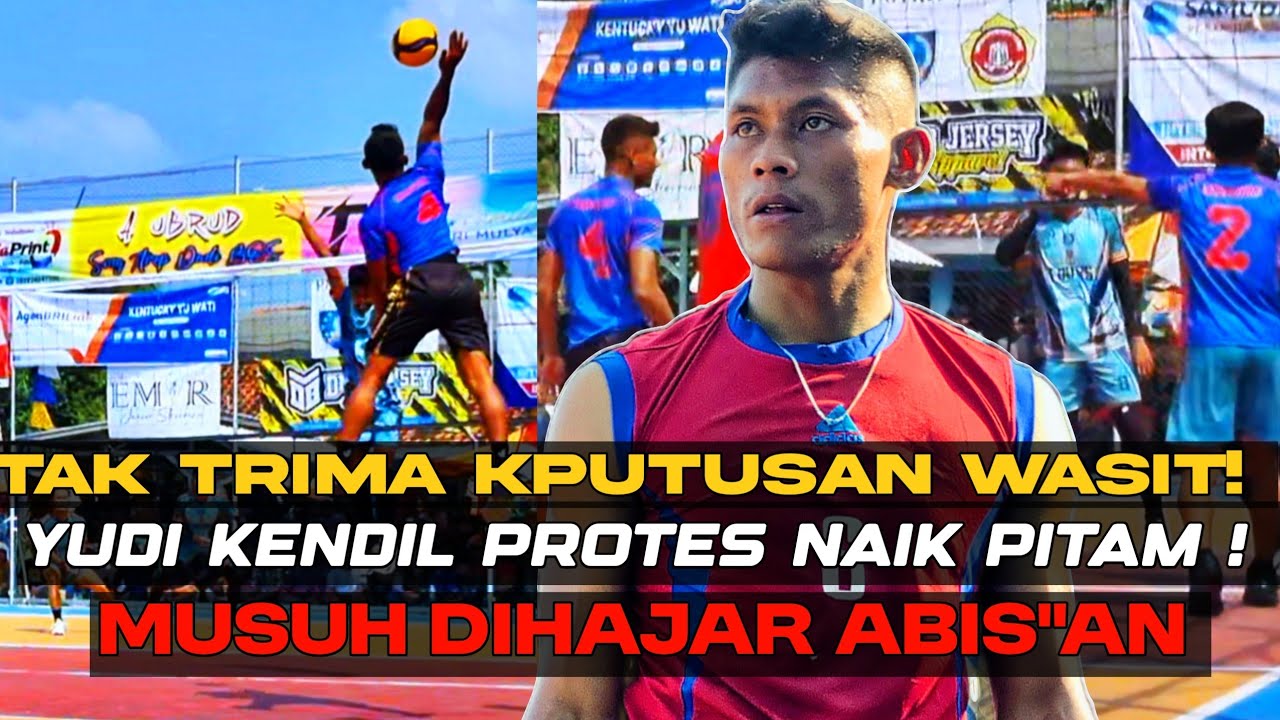 DUARRRRR ‼️ YUDI KENDIL DIBUAT KESAL WASIT,MUSUHPUN JADI KORBAN KEGANASAN !