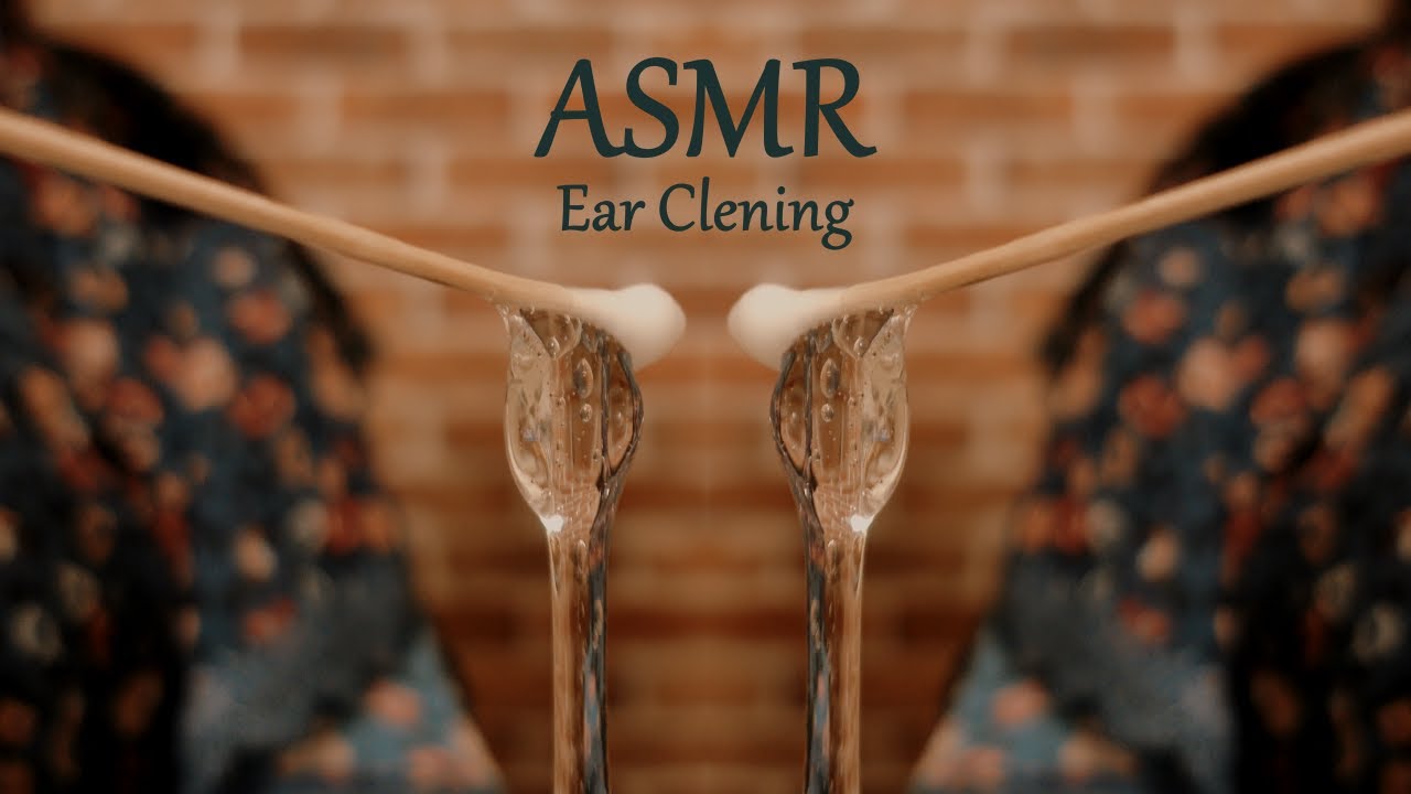 【ASMR】鼓膜までジェルが入ってきそうな耳かき(両耳同時) Twins Lotion Ear Cleaning (No Talking)