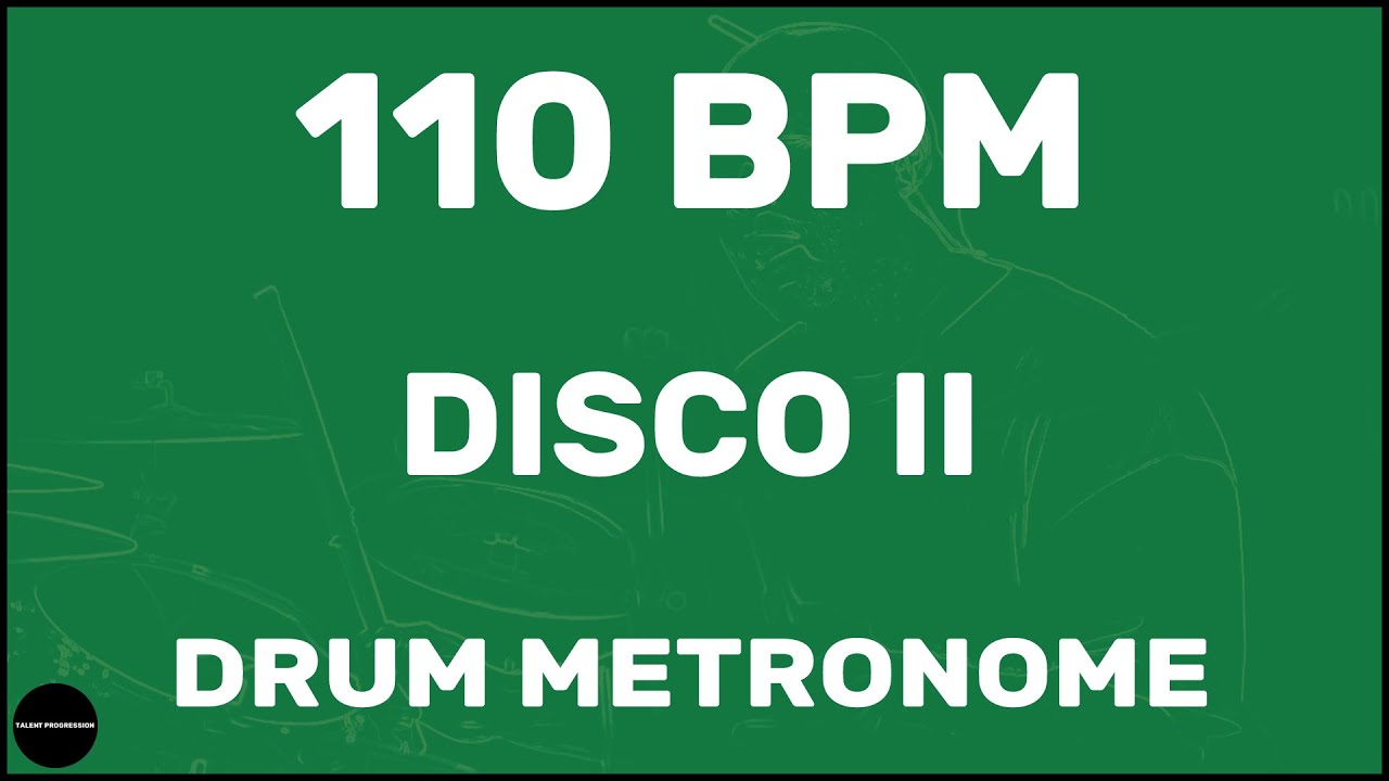 Disco II | Drum Metronome Loop | 110 BPM