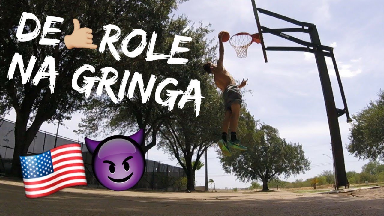 TREINANDO BASQUETE NA GRINGA