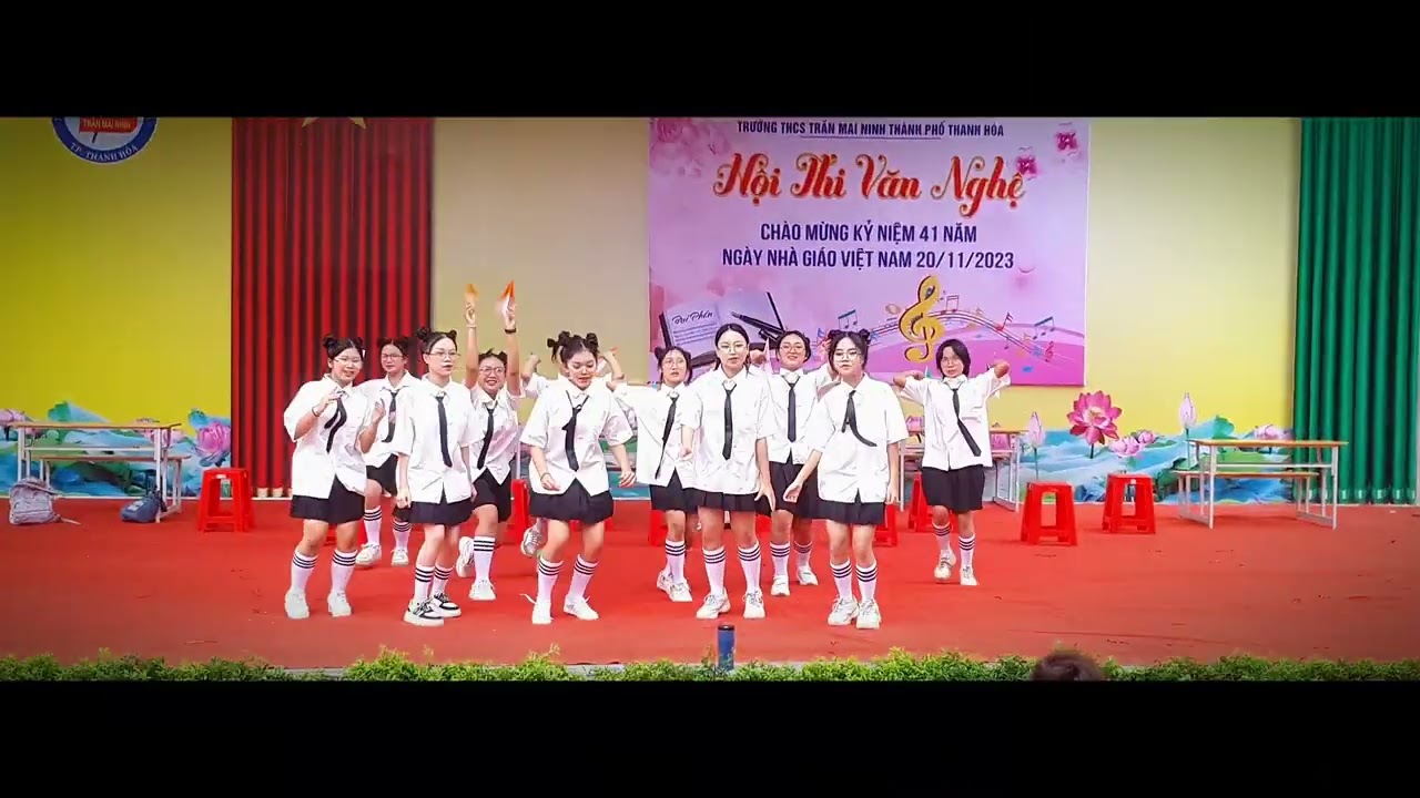(DANCE) Mashup Nhất quỷ nhì ma & Em yêu thầy cô trường lớp bạn bè - Lớp 7F - Trần Mai Ninh