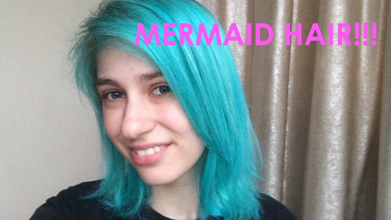 Dyeing My Hair with Manic Panic MERMAID! ANTI-TUTORIAL