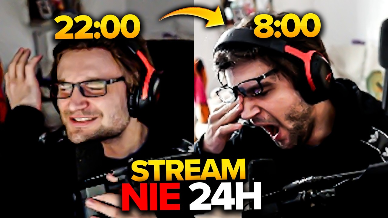 XN S̶T̶R̶E̶A̶M̶ ̶2̶4̶H LUŹNY STREAMEK DO 8 RANO