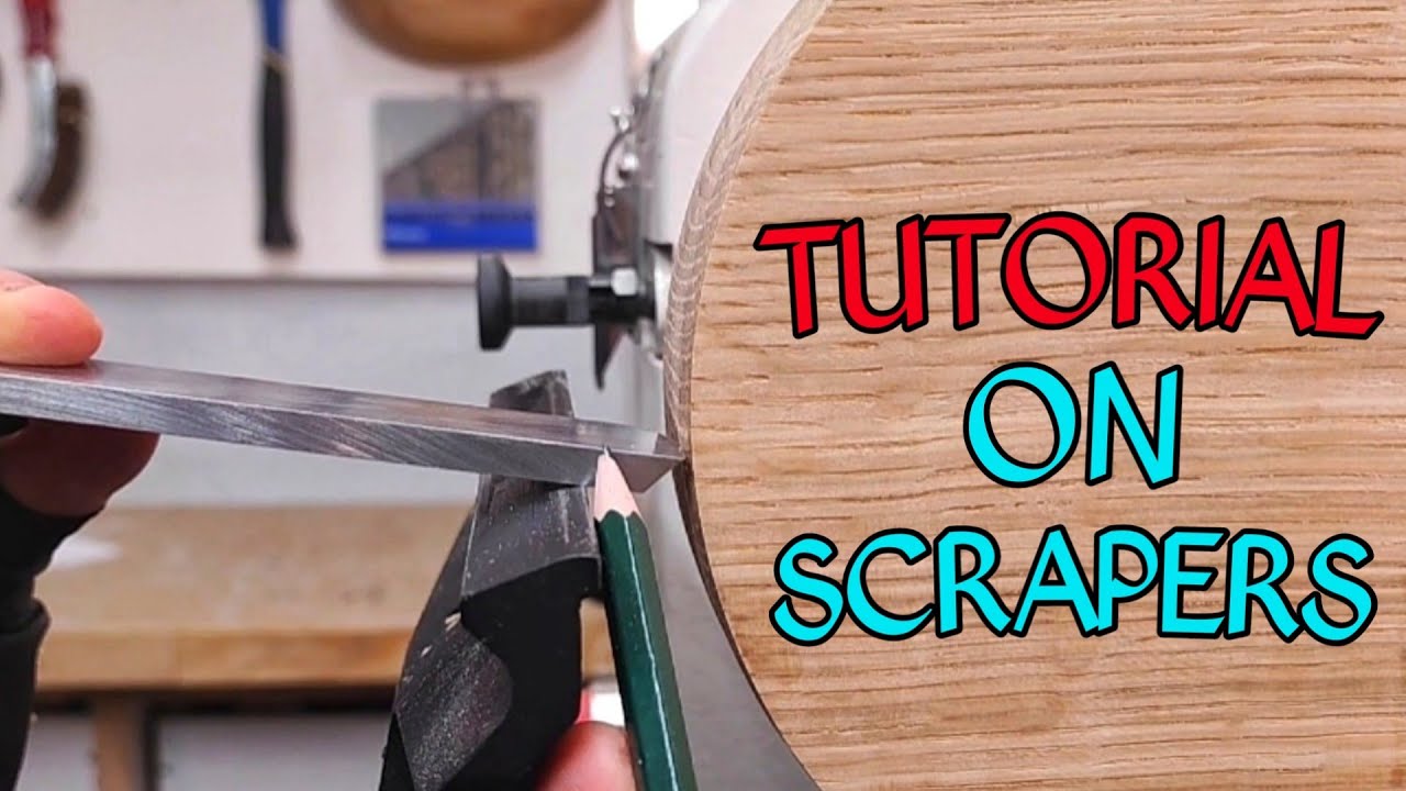 WOODTURNING__HOW TO USE SCRAPERS__part 1 of scraper tutorial