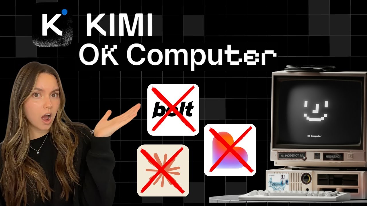 Кими OK Computer: БЕСПЛАТНЫЙ ИИ-конструктор может проектировать, программировать и развертывать ц...