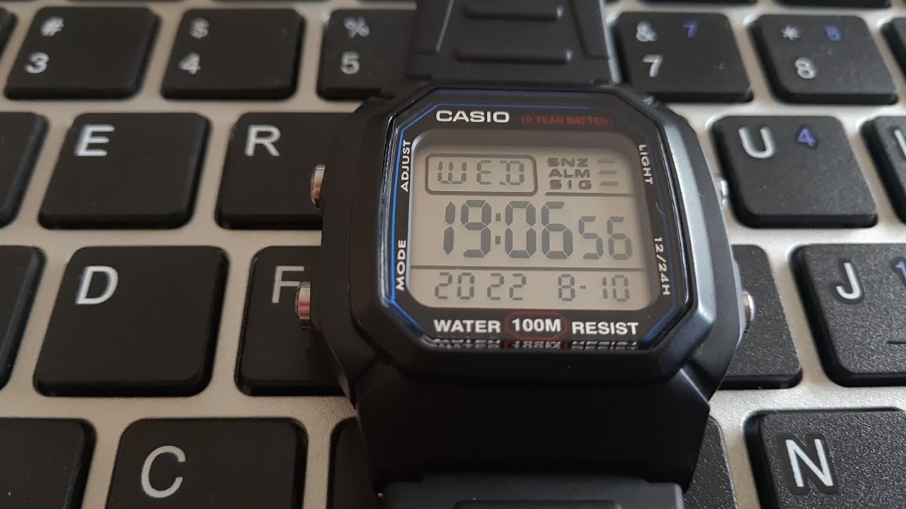 RELOJ CASIO W800H:EL MAS EQUILIBRADO