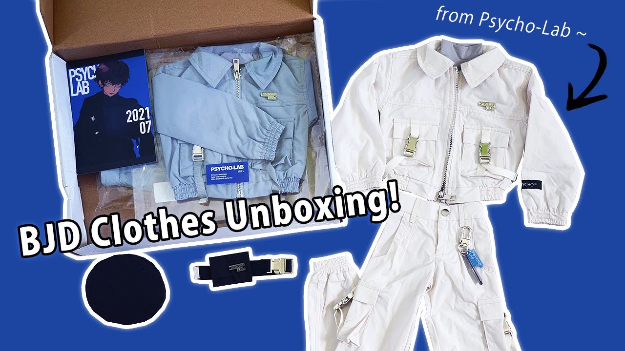 BJD Clothes Haul & Unboxing | Psycho-Lab's Manic Depression Series outfits