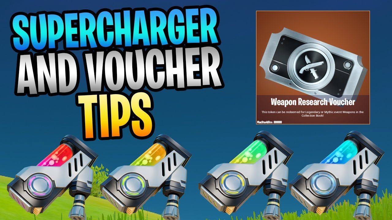 FORTNITE — советы и рекомендации по Supercharger и купонам на героев/оружие