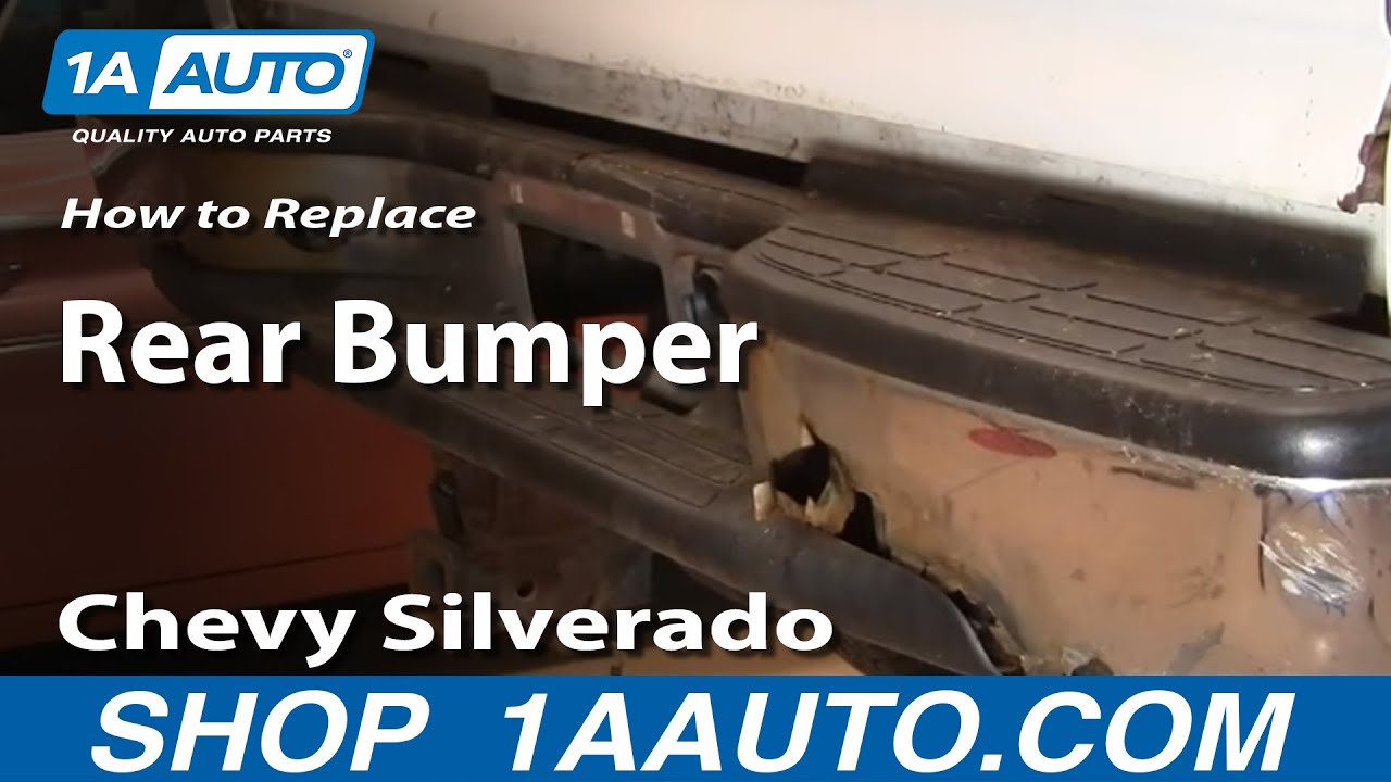 How To Replace Rear Bumper 99-06 GMC Sierra