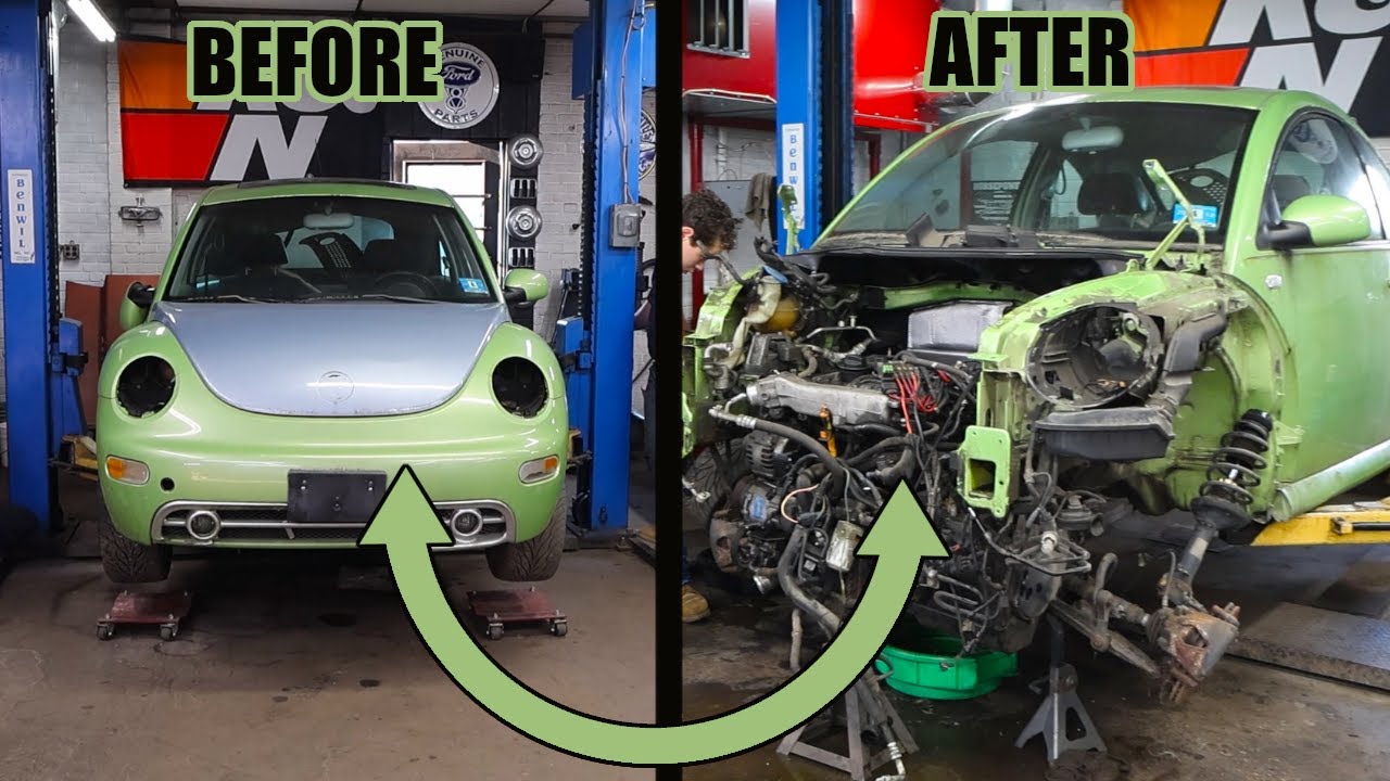 День из жизни гаража Джузеппе: разборка Volkswagen (3)