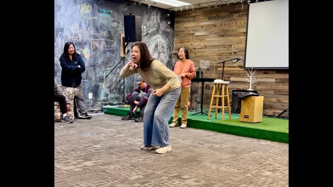 Charades game at Mingles