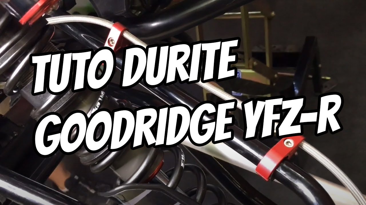 Montage de durite aviation GOODRIDGE et d'un maître cylindre BERINGER sur un YFZ450-R tutoriel