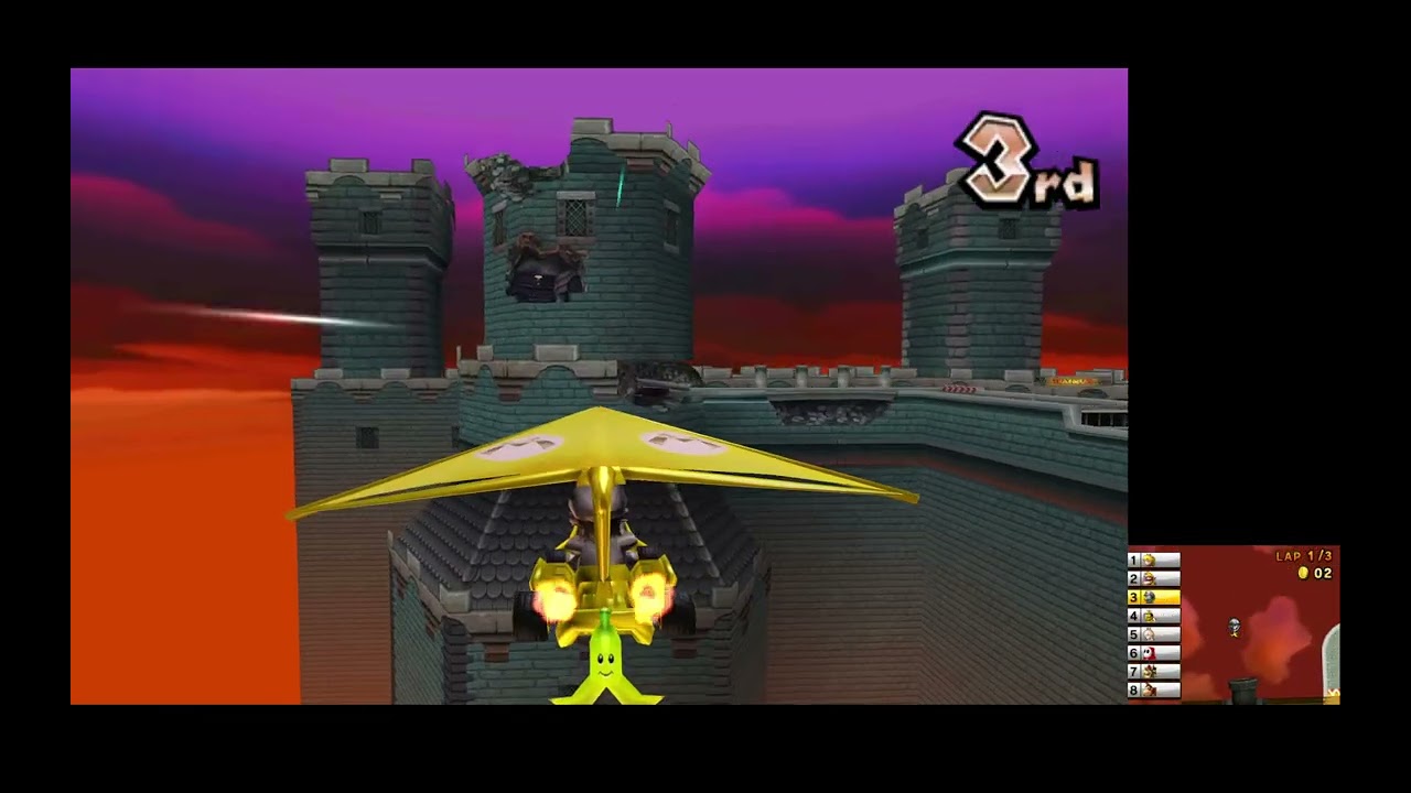Mario Kart 7 #08 Mirror Lightning Cup with Metal Mario