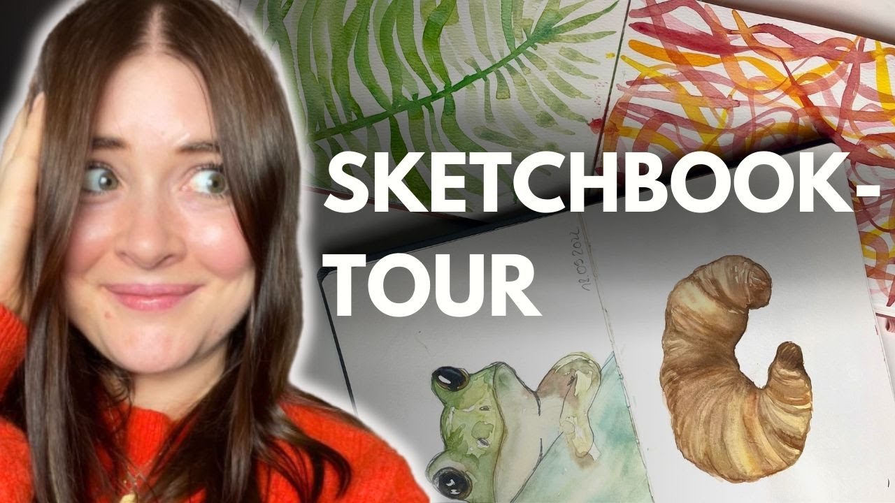 ✨ Realistische ✨ Sketchbook-Tour – aller Anfang ist ... etwas cringe