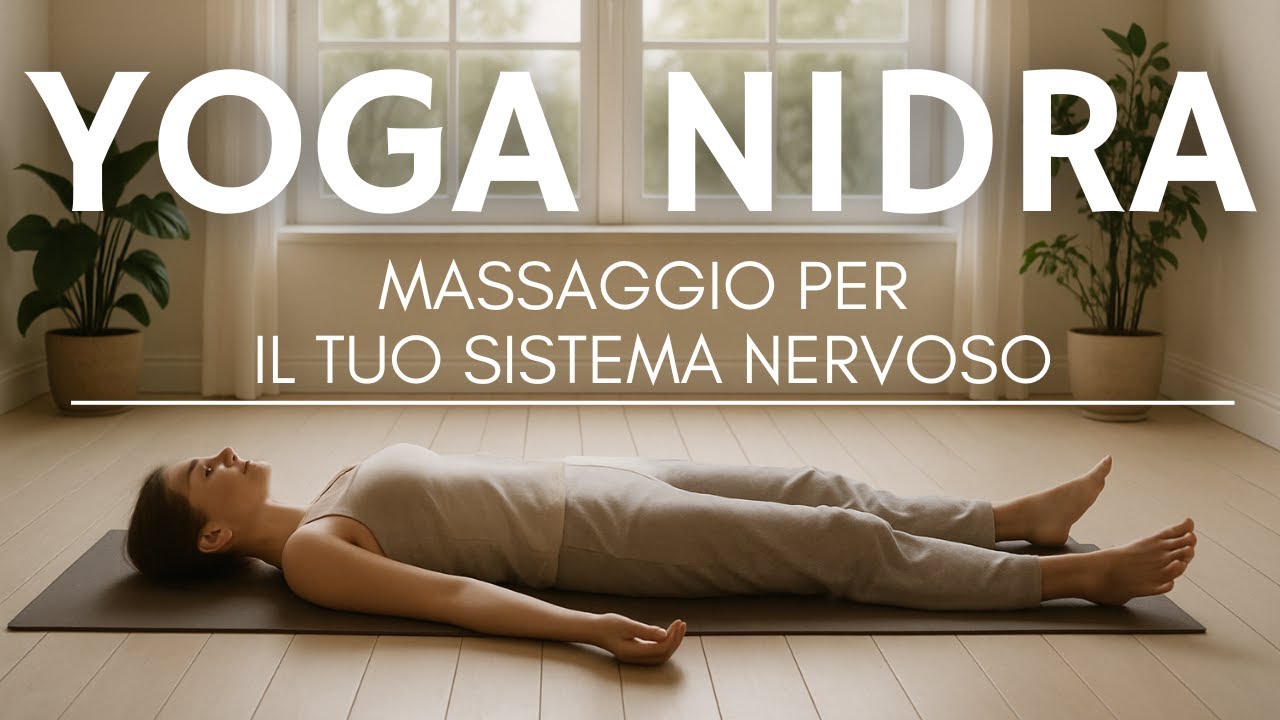 Yoga nidra 10 minuti: Rilassamento guidato profondo e totale - Reset del sistema nervoso 🍃