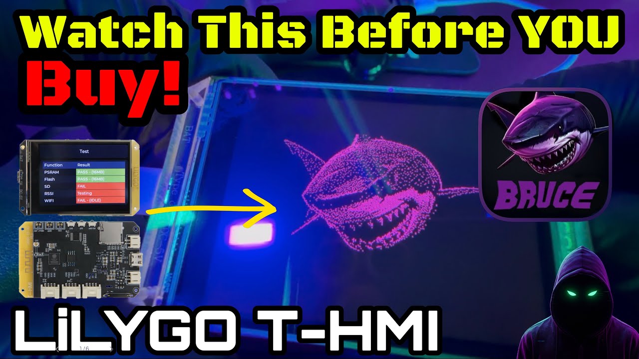 Распаковка LiLYGO T-HMI и установка прошивки Bruce — стоит ли это того?