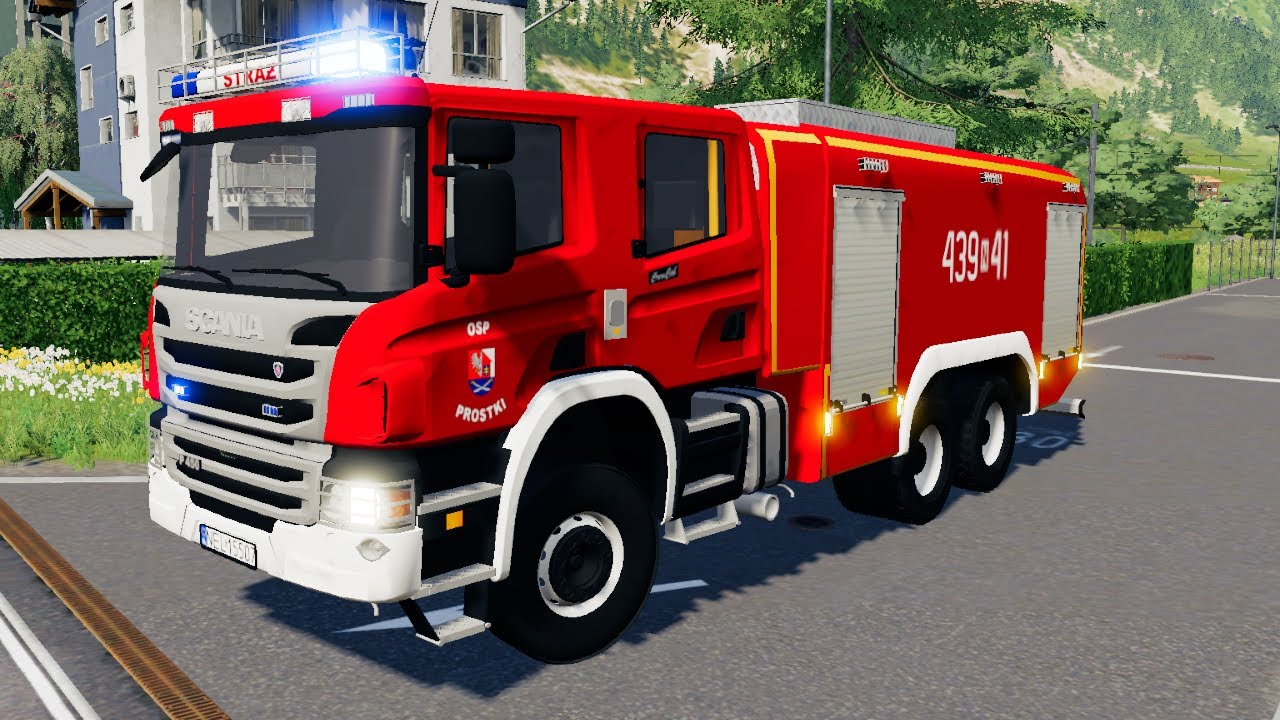 [FS19] DOWNLOAD Scania P450 GCBA /ISS Wawrzaszek - OSP Prostki