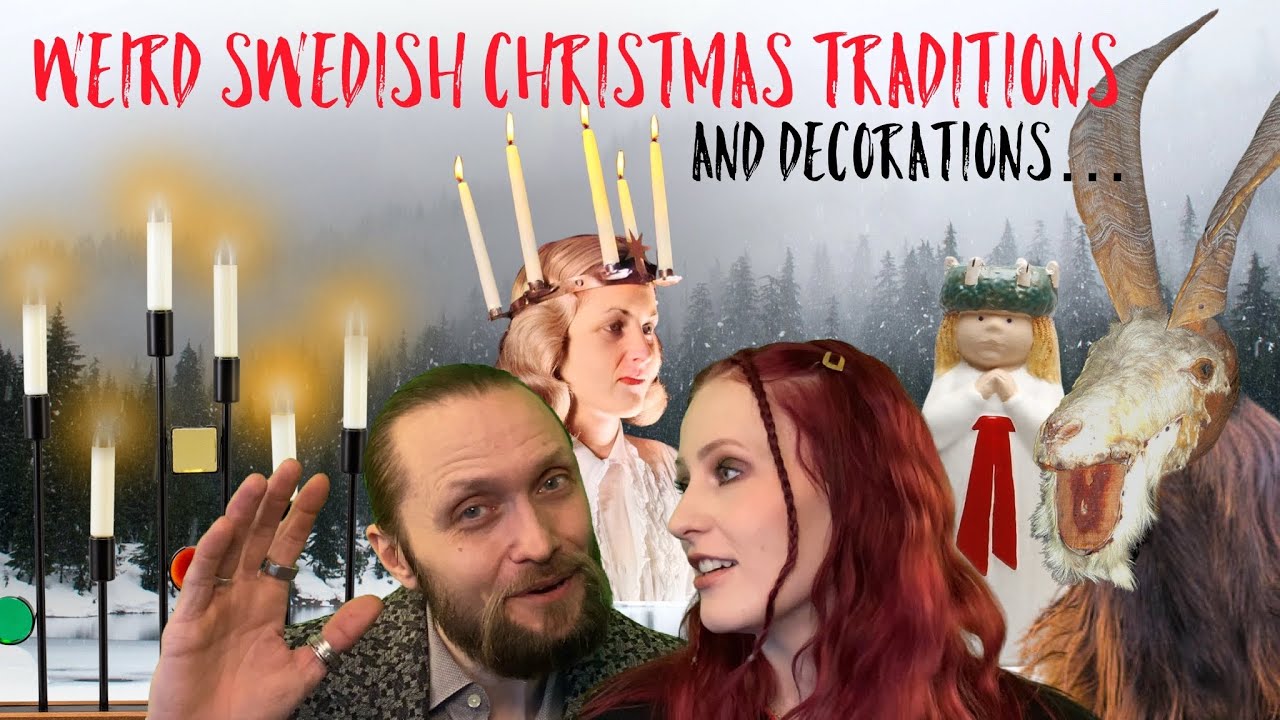 Weird Swedish Christmas traditions and decorations…