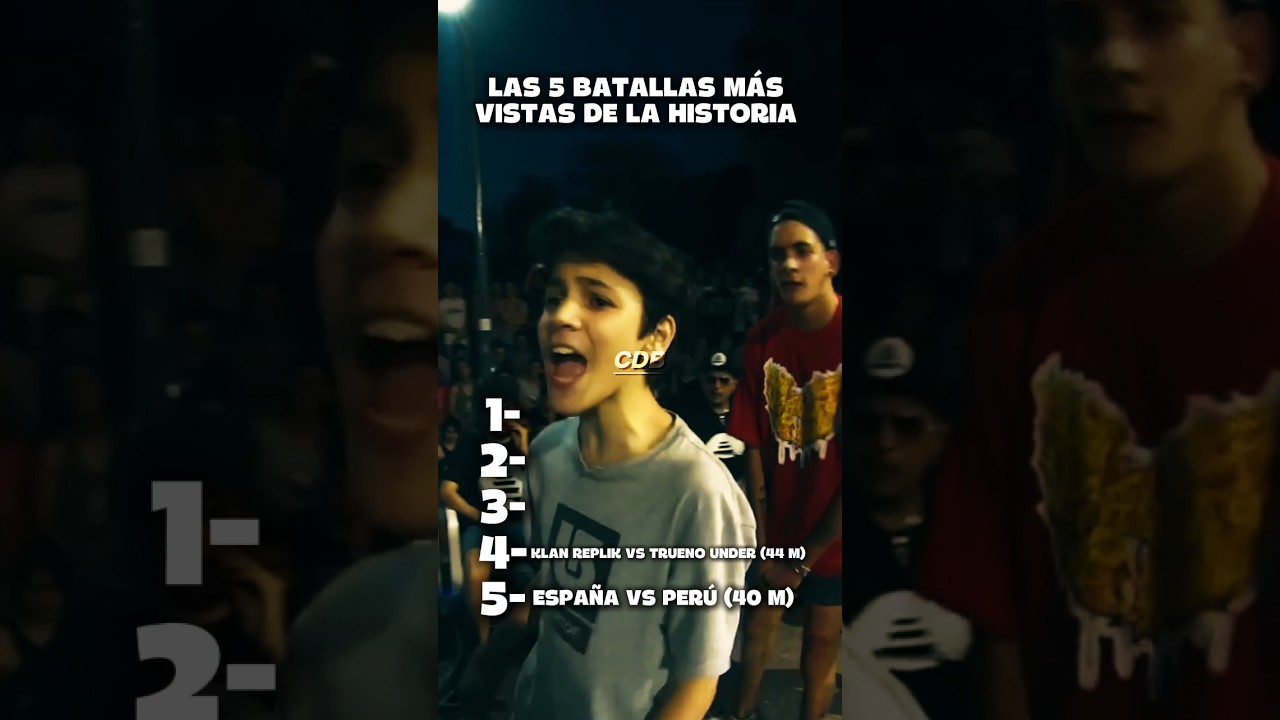 LAS 5 BATALLAS M&Aacute;S VISTAS DE LA HISTORIA #batallasderap #freestyle #rap #mexico #argentina