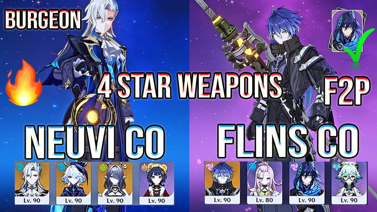 🔥 Neuvillette Burgeon & Flins SHATTER Spiral Abyss Floor 12 | Genshin Impact