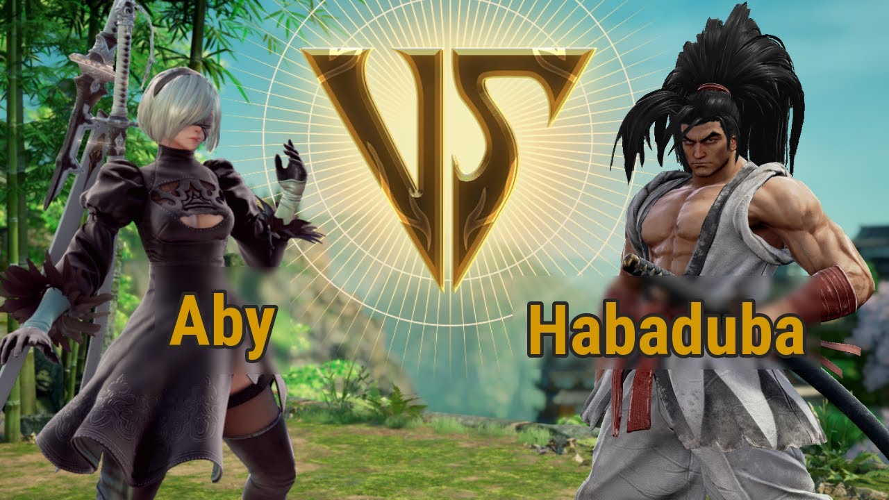 Aby (2b) VS Habaduba (Haohmaru) | Soulcalibur VI