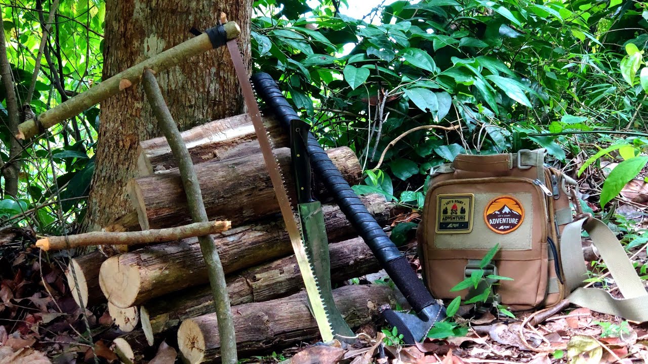 Buck Saw , Review Mata Gergaji Bahco Bow Saw 60cm murah 50 ribuan . dan membuat Buck Saw